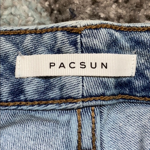 Pac Sun Acid Washed Mom Jeans - Picture 3 of 5